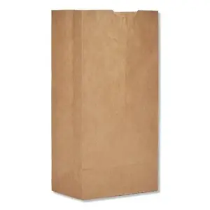 Essendant BAGGK8500 Grocery Bag Brown Kraft Paper #8 - 500 Bags