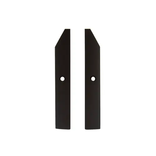 4 Tapered D/R Split End Cap Matte Black Finish 4 Tapered D/R Split End Cap Matte Black Finish