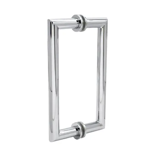 8" Mitered Round Series Back-to-Back Pull - Polished Chrome 8" Mitered Round Series Back-to-Back Pull - Polished Chrome