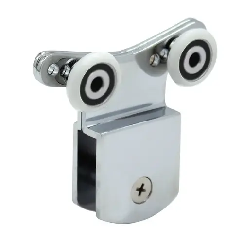 Premium Series Hanger Bracket With Rollers - Brite Anodized Premium Series Hanger Bracket With Rollers - Brite Anodized