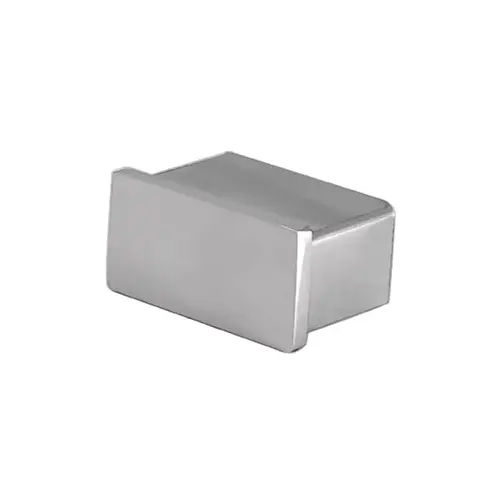 End Caps for 1" x 2" Roll Formed Cap Rail - Polished Stainless End Caps for 1" x 2" Roll Formed Cap Rail - Polished Stainless