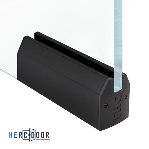 2-1/2" Tapered Patch Rail 9-1/2" Long Without lock For 1/2" Glass - Dark Bronze Anodized 2-1/2" Tapered Patch Rail 9-1/2" Long Without lock For 1/2" Glass - Dark Bronze Anodized