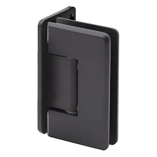 Preston Series Wall Mount Hinge, Brass and Stainless Steel Material, Offset Back Plate, 3/8" to 1/2" Glazing Thickness, Oil Rubbed Bronze Finish