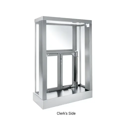 Projected Manual Bi-Fold Window - 20" x 24-1/4" - Satin Anodized