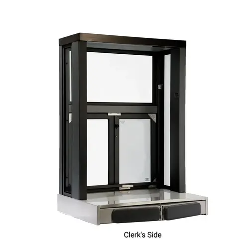 Projected Semi-Automatic Bi-Fold Window - 20" x 19" - Dark Black/Bronze Anodized