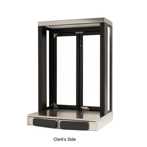 Projected Semi-Automatic Bi-Fold Window - 20" x 32" - Dark Black/Bronze Anodized