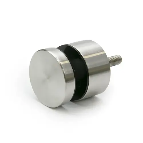 Glass Rail Standoff Base and Cap - 2" x 1" - Brushed Stainless Glass Rail Standoff Base and Cap - 2" x 1" - Brushed Stainless