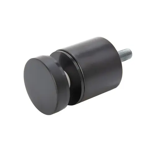 Glass Rail Standoff Base and Cap - 2" x 1-3/4" - Matte Black Glass Rail Standoff Base and Cap - 2" x 1-3/4" - Matte Black