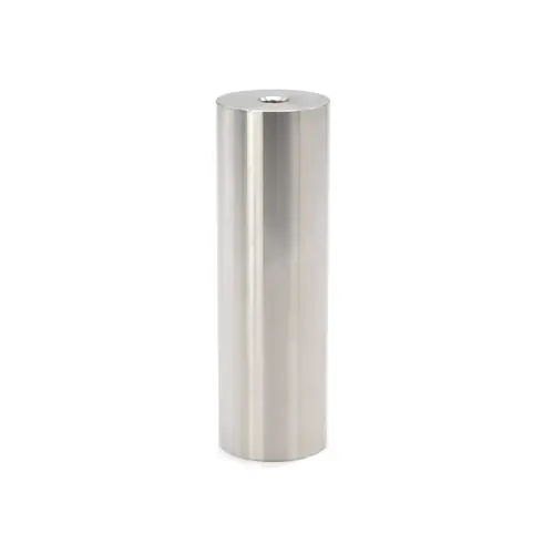 2" Diameter x 4 Tall Standoff Base - Brushed Stainless 2" Diameter x 4 Tall Standoff Base - Brushed Stainless