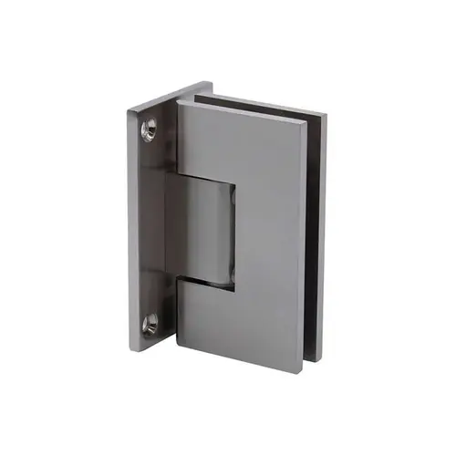 Junior Glendale Square 5 Degree Wall Mount Hinge Full Back Plate - Brushed Nickel Junior Glendale Square 5 Degree Wall Mount Hinge Full Back Plate - Brushed Nickel
