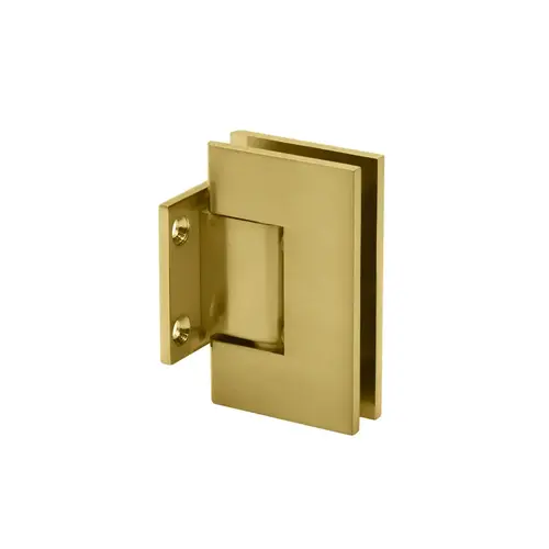 Jr Glendale 5 Degree Positive Wall Mount Hinge Short Plate 1/4" Glass - Satin Brass Jr Glendale 5 Degree Positive Wall Mount Hinge Short Plate 1/4" Glass - Satin Brass