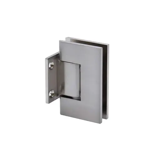 Jr Glendale 5 Degree Positive Wall Mount Hinge Short Plate 1/4" Glass - Brushed Nickel Jr Glendale 5 Degree Positive Wall Mount Hinge Short Plate 1/4" Glass - Brushed Nickel