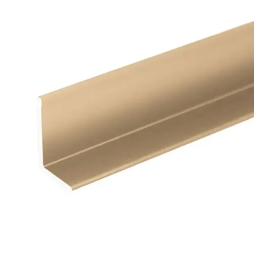 5/16" Alum L-Angle Extrusion- Brite Gold Anodized  84" Length - pack of 50