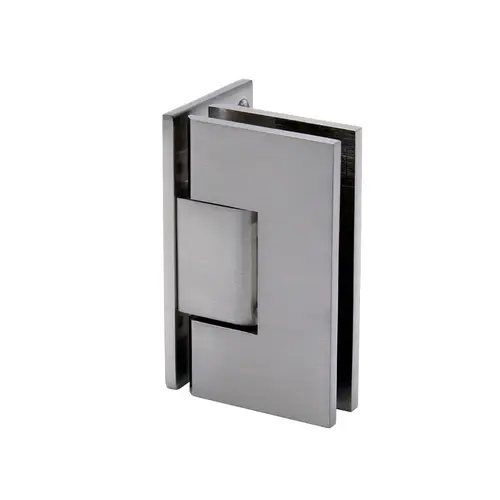 Jr Glendale 5 Degree Positive Wall Mount Hinge Full Offset Back Plate 1/4" Glass - Brushed Nickel Jr Glendale 5 Degree Positive Wall Mount Hinge Full Offset Back Plate 1/4" Glass - Brushed Nickel