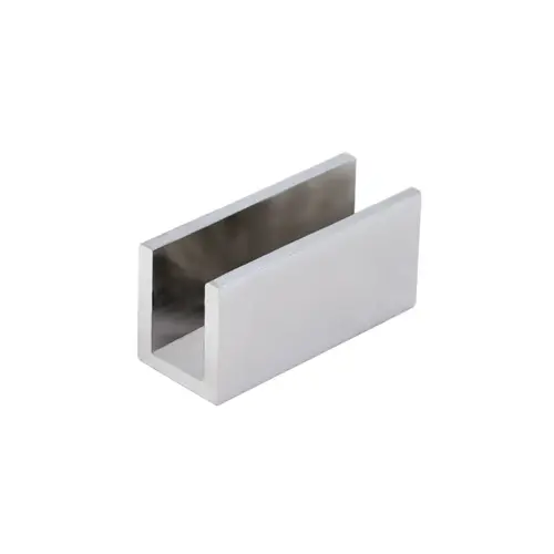 Glass Clip For 1/2" Glass - Brushed Nickel