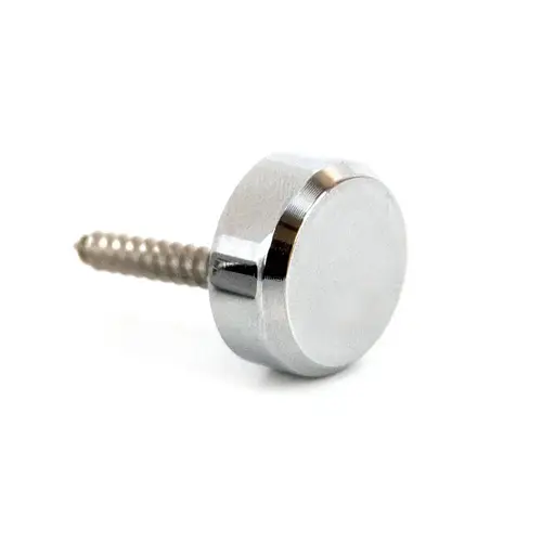 Round Mirror Clip Set - Polished Chrome Round Mirror Clip Set - Polished Chrome