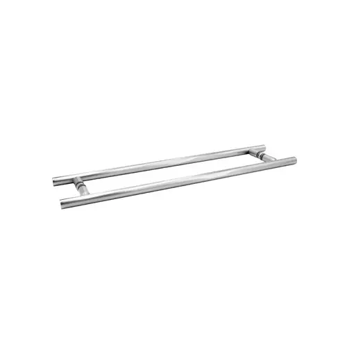 Back-to-Back Ladder Style Towel Bar, Brass Material, 18" Center To Center, 3/4" Tube Diameter, Polished Chrome Finish Back-to-Back Ladder Style Towel Bar, Brass Material, 18" Center To Center, 3/4" Tube Diameter, Polished Chrome Finish