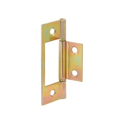Bi-Fold Door Hinges - Non-Mortise Style - Brass Plated - pack of 2 Bi-Fold Door Hinges - Non-Mortise Style - Brass Plated - pack of 2