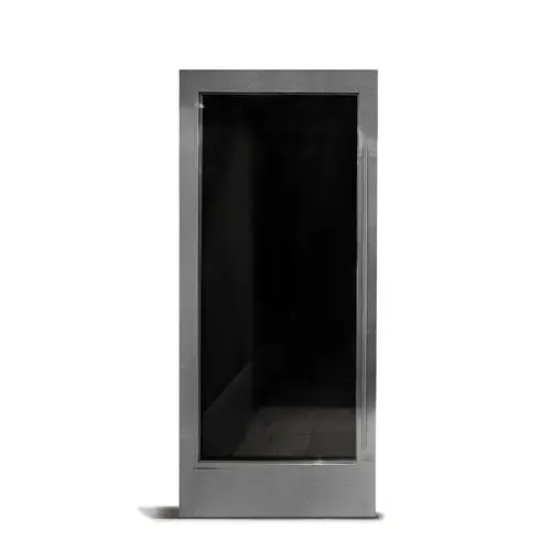LUXE 300 Series Custom Single Door - 3-13/16" Stile - Powder Coat Finish