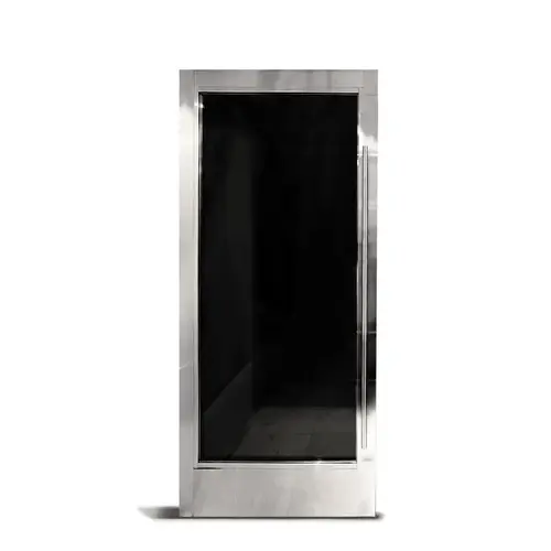 LUXE 500 Series Custom Single Door - 5-1/16" Stile - Brushed Stainless LUXE 500 Series Custom Single Door - 5-1/16" Stile - Brushed Stainless