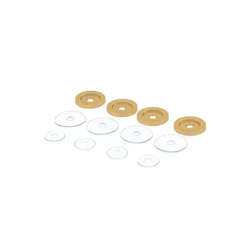 Replacement Washers for Shower Door Pulls 1-1/4" Diameter - Satin Brass