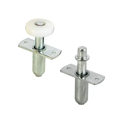 Top Pivot And Guide Wheel - 3/8 In Diameter - Steel/Plastic - Mill Top Pivot And Guide Wheel - 3/8 In Diameter - Steel/Plastic - Mill