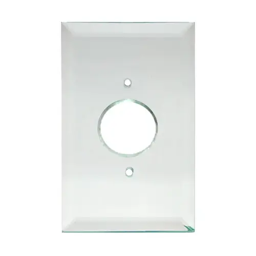 3-1/2" x 5-1/4" Hole Clear Glass Mirror Plate 3-1/2" x 5-1/4" Hole Clear Glass Mirror Plate