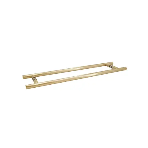 18" x 18" Ladder Pull/Towel Bar Combo - Satin Brass