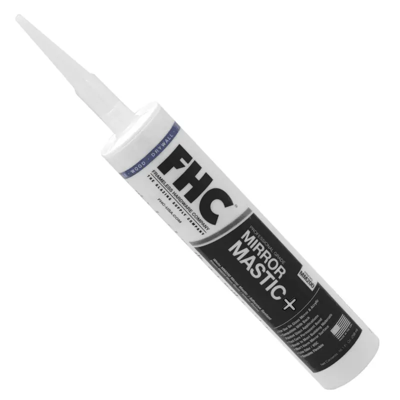 FHC White Mirror Mastic + Plus - 10.1 fl oz Cartridge - pack of 30 MM200