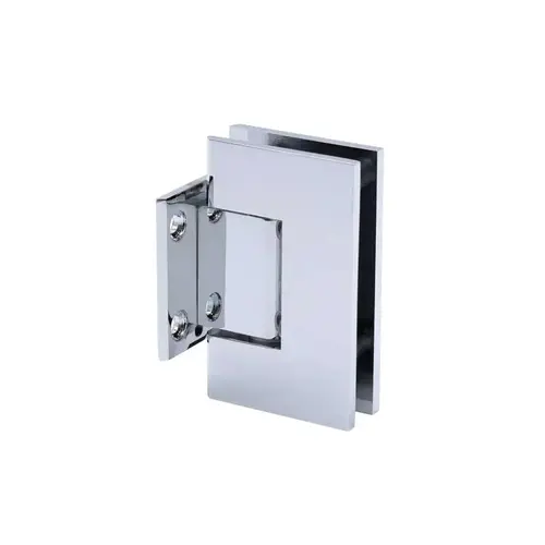 Jr Glendale 5 Degree Positive Wall Mount Hinge Short Plate 1/4" Glass - Polished Chrome Jr Glendale 5 Degree Positive Wall Mount Hinge Short Plate 1/4" Glass - Polished Chrome