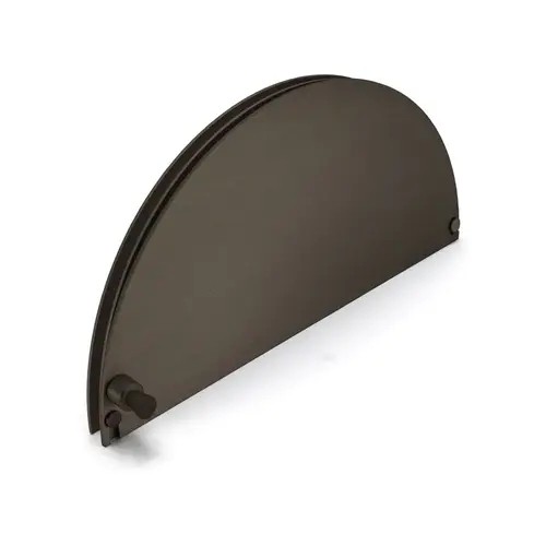 Half-Round Ticket Window - 10" x 5" - Dark Bronze Anodized Half-Round Ticket Window - 10" x 5" - Dark Bronze Anodized