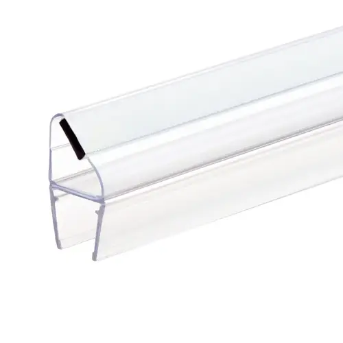 Magnetic Shower Door Seal For 3/8" Glass - 90 Deg Door Swing Magnetic Shower Door Seal For 3/8" Glass - 90 Deg Door Swing