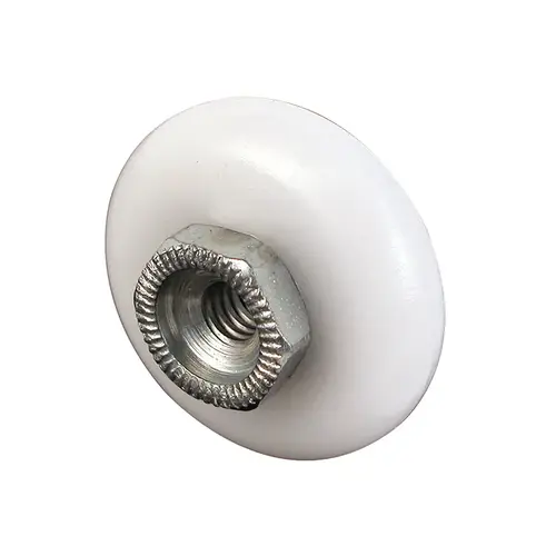 Tub Enclosure Round Roller - 3/4" - White - pack of 2 Tub Enclosure Round Roller - 3/4" - White - pack of 2