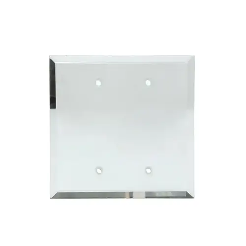 Clear Double Blank Glass Mirror Plate with Screw Holes Clear Double Blank Glass Mirror Plate with Screw Holes