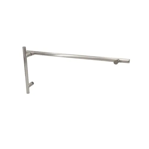 6" x 18" Ladder Pull/Towel Bar Combo for 1/4" to 1/2" Glass - Brushed Nickel 6" x 18" Ladder Pull/Towel Bar Combo for 1/4" to 1/2" Glass - Brushed Nickel