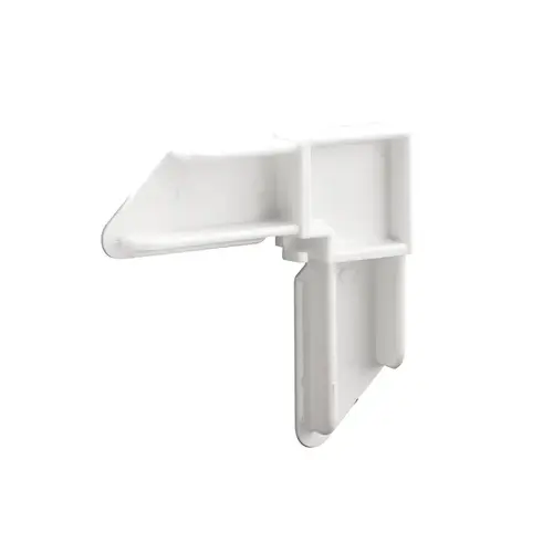 No-Miter Screen Frame Corner - 7/16" x 1" - White Plastic - pack of 20 No-Miter Screen Frame Corner - 7/16" x 1" - White Plastic - pack of 20