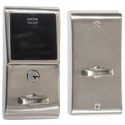 Emtouch Electronic Touchscreen Deadbolt Satin Nickel Finish Emtouch Electronic Touchscreen Deadbolt Satin Nickel Finish