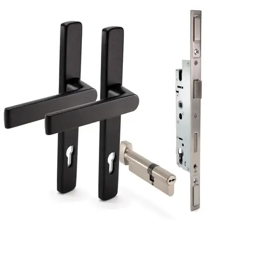 G52 Mortise Handle Kit Swing-In - Matte Black