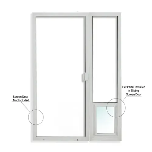 Deluxe Pet Panel - 8-1/2" x 12-1/2" - Clear Anodized Deluxe Pet Panel - 8-1/2" x 12-1/2" - Clear Anodized