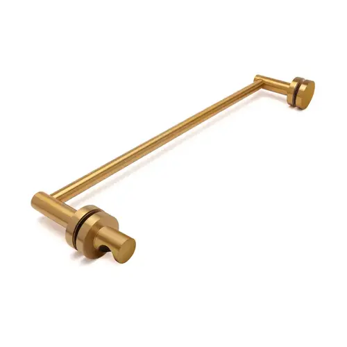 Elite Towel Bar With Finger Grip Knob, Brass Material, 18" Center To Center, 3/4" Tube Diameter, Satin Brass Finish Elite Towel Bar With Finger Grip Knob, Brass Material, 18" Center To Center, 3/4" Tube Diameter, Satin Brass Finish