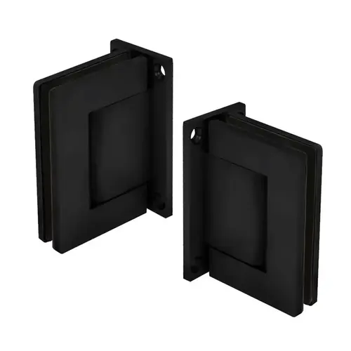 Panorama Series Self Closing Hydraulic Hinges - Sold In Pairs - Wall Mount Non Hold Open - Matte Black Panorama Series Self Closing Hydraulic Hinges - Sold In Pairs - Wall Mount Non Hold Open - Matte Black
