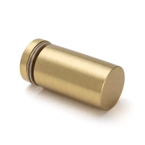 Round Single-Sided Shower Knob - Satin Brass