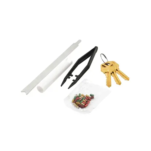 Re-Keying Kit - Re-Key A Lock Kit With Pre-Cut Keys For Rekeying All Your Locks To One Key - For Kwikset Brand Locks - 5-Pin Style Locks (1 Kit) Re-Keying Kit - Re-Key A Lock Kit With Pre-Cut Keys For Rekeying All Your Locks To One Key - For Kwikset Brand Locks - 5-Pin Style Locks (1 Kit)