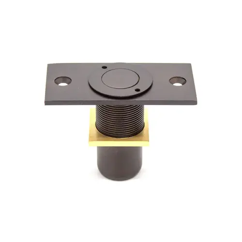 Dust Proof Keeper Non-Locking With Plate - Dark Bronze Anodized