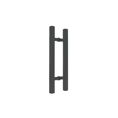 10" Square Back-to-Back Ladder Handle - 6" Center-To-Center - Matte Black 10" Square Back-to-Back Ladder Handle - 6" Center-To-Center - Matte Black