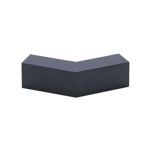 135 Degree Slip Fit Glass-to-Glass Clamp, Brass Material, 5/16" to 1/2" Glazing Thickness, Oil Rubbed Bronze Finish
