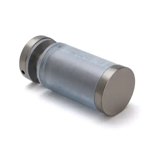 Round Single-Sided Shower Knob with Sleeve - Brushed Nickel Round Single-Sided Shower Knob with Sleeve - Brushed Nickel