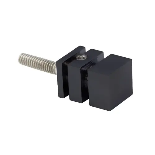 Single Sided Square Knob for Towel Bars - M6-1.0 Thread - Matte Black Single Sided Square Knob for Towel Bars - M6-1.0 Thread - Matte Black