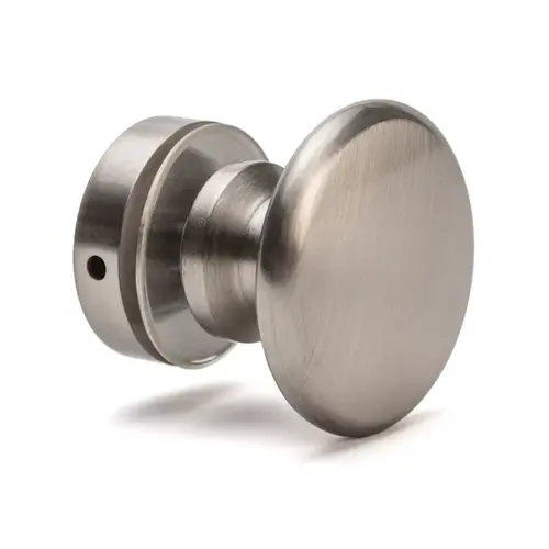 Classic Shower Doorknob Single-Sided for 1/4" to 1/2" Glass - Brushed Nickel Classic Shower Doorknob Single-Sided for 1/4" to 1/2" Glass - Brushed Nickel
