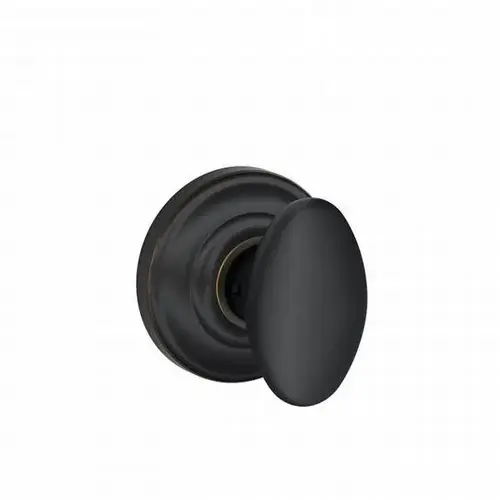 Siena Knob with Andover Rose Half Dummy Aged Bronze Finish Siena Knob with Andover Rose Half Dummy Aged Bronze Finish